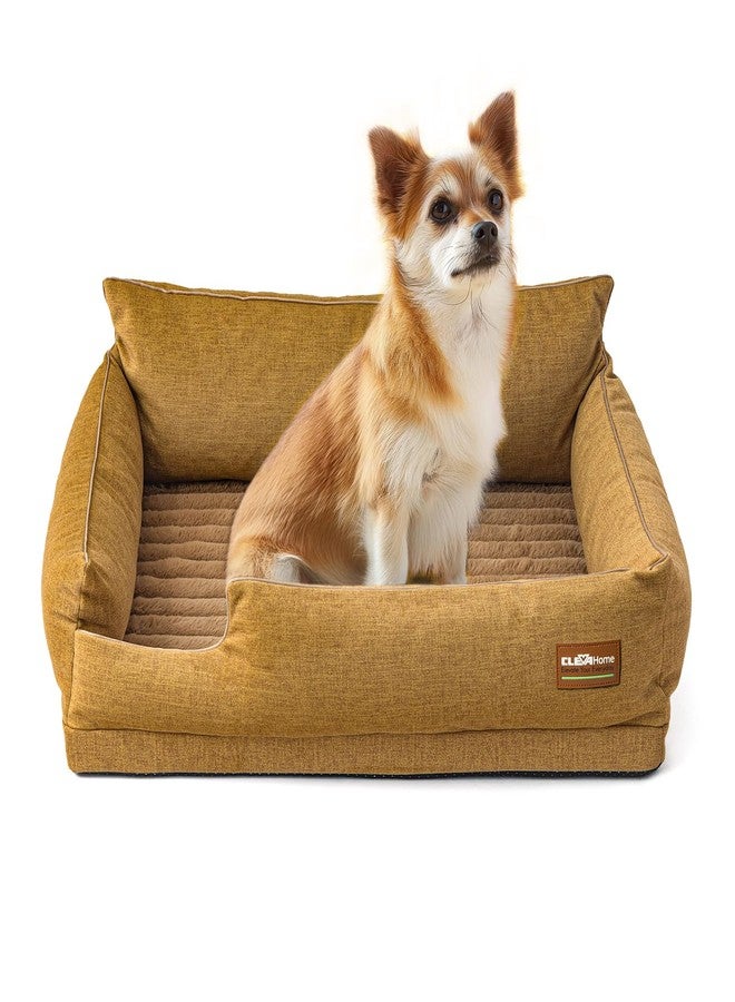 ClevaHome Comfort Orthopedic Dog Sofa Bed for Small Dogs and Cats – Water-Resistant, Washable Cover & Nonslip Bottom, Orthopedic Egg-Crate Foam Design - Image 1